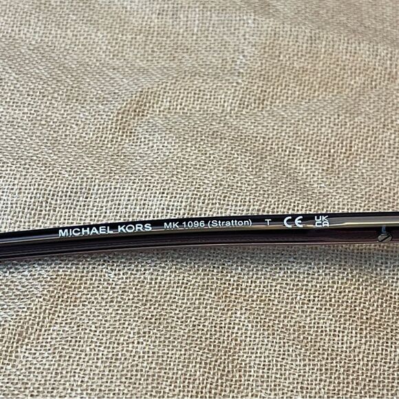 MICHAEL KORS Stratton Aviator Sunglasses Silver Metal Mirror MK1096 main image 5